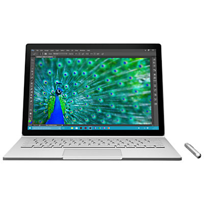 Microsoft Surface Book, Intel Core i7, 16GB RAM, 1TB, 13.5 PixelSense Touch Screen, Silver